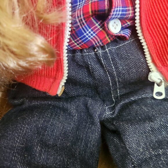 Playskool Doll 18" Tall Vintage 1986 Strawberry Blonde Hair Blue Sleepy Eyes - Picture 6 of 11